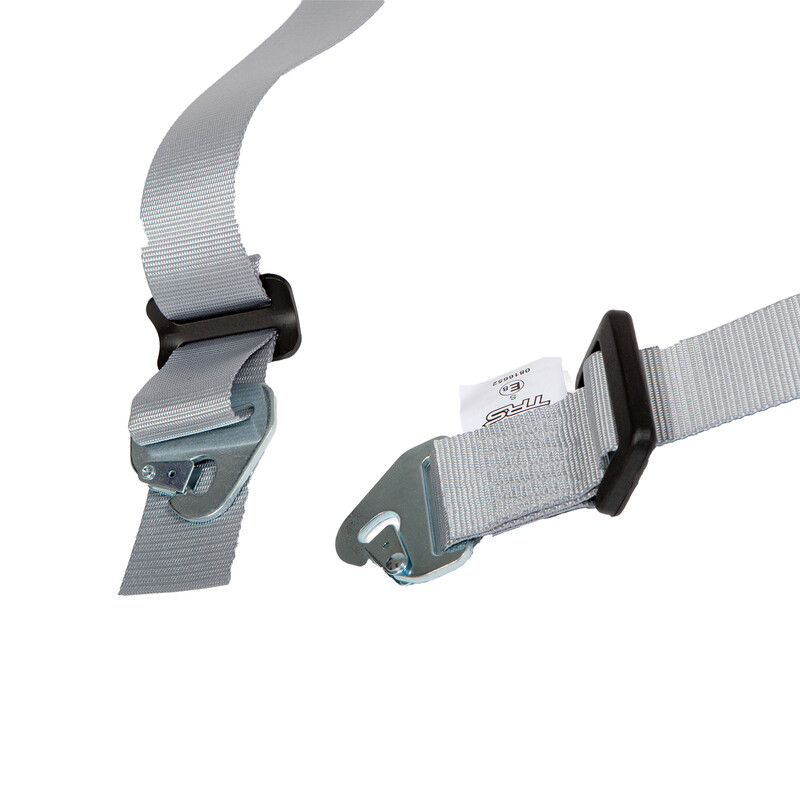 DriftShop 4 Point Harness 2" - Grey - Road Approved